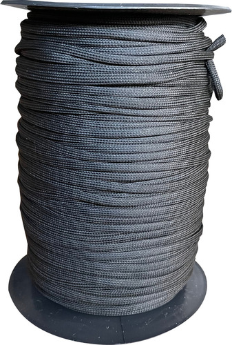 Rolo Cordão Velame Preto 100 Metros Velcost