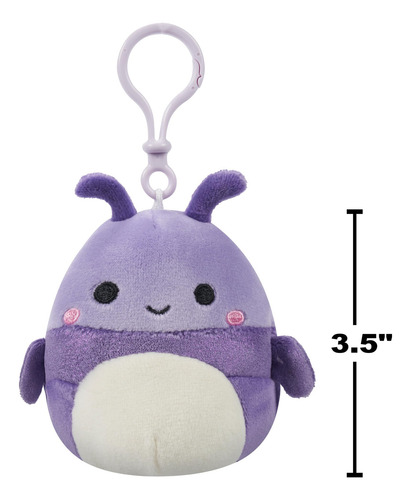 Peluche Con Clip Original Squishmallows 3.5 Pulgadas 5 Unida