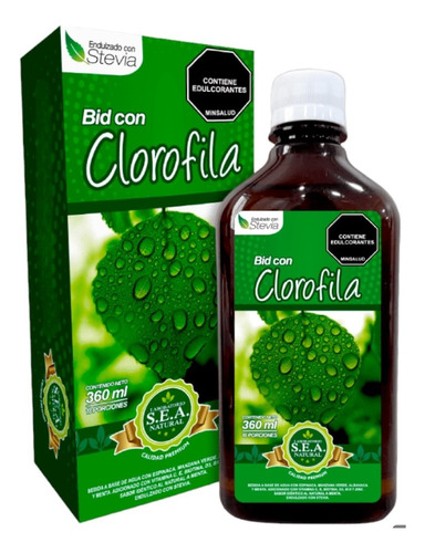 Clorofila Liquida 360ml - mL a $48