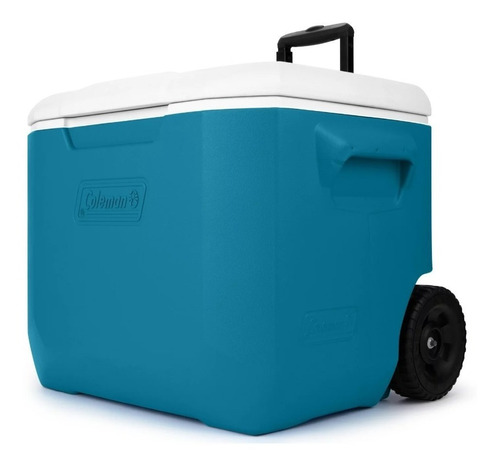 Hielera Coleman Con Ruedas Portavasos 60qt 56l Para 94 Latas