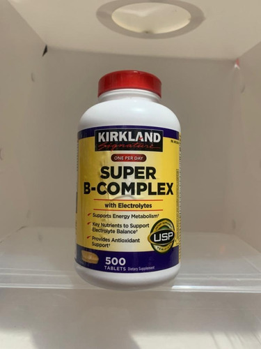 B Complex Super With Electrolytes - 500 Tab. - Kirkland