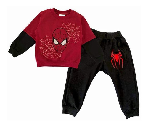 Sudaderas Spiderman - Hombre Araña Para Niños Tallas 2 A 12