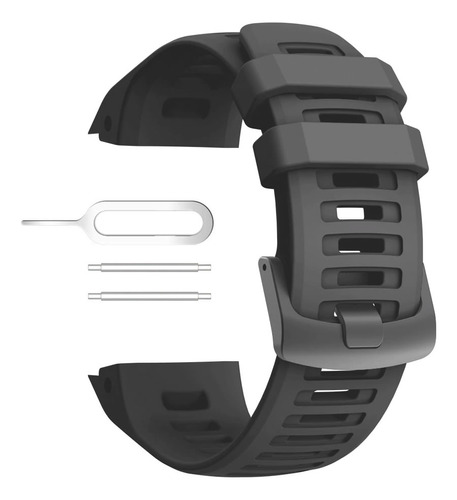 Pulseira Grafite Compatível Garmin Instinct Solar Tactical