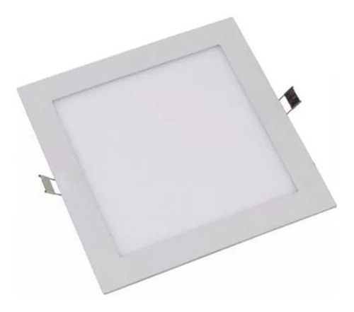 Plafón Led Embutir 12w Cuadrado Frío