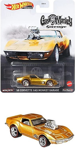 Hot Wheels Retro '68 Corvette Gas Monkey Garage 50th 