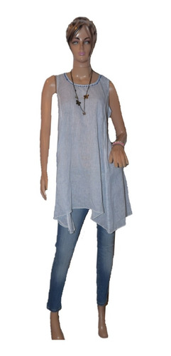 Buddha Blusa Larga  Color Jean Mas Faja De Regalomod Paz