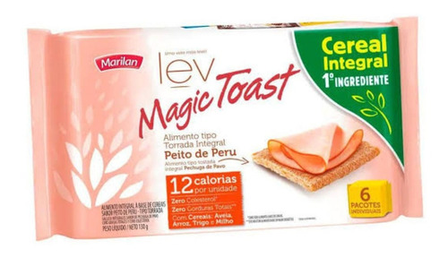 Torrada Marilan Magic Toast Peito De Peru 150gr