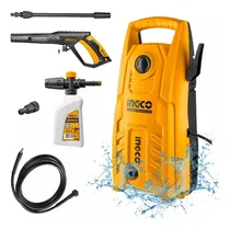 Comprar Hidrolavadora 1400w + Shampunera Ingco Carros Autos Camiones