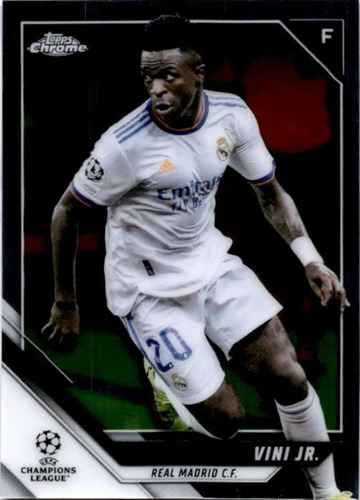 Topps Chrome Uefa Champions League 63 Vini Jr. Real Madrid C