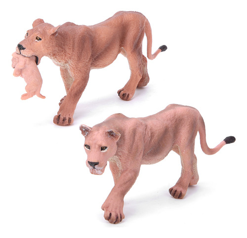 Modelo Animal: Una Leona Realista Modela La Primera Infancia