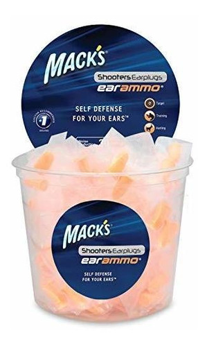Tapones Para Oídos - Mack's Ear Ammo Soft Foam Shooting Ear 
