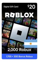 Comprar Roblox 1700 - 20 Usd - Robux Argentina Entrega Inmediata!