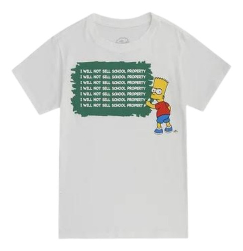 Polera De Niño, Bart Simpson Original