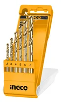 Comprar Ff Set 6 Mechas Metal Taladro Ingco Industrial 2-8mm Akd1055