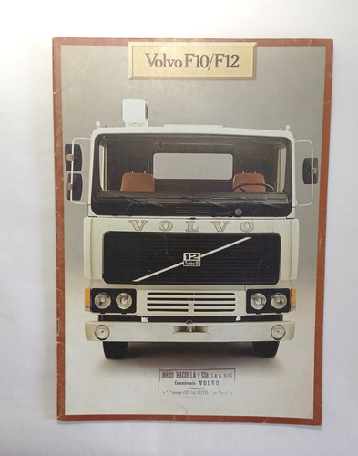 Folleto Concesionario Camión Volvo F10/f12