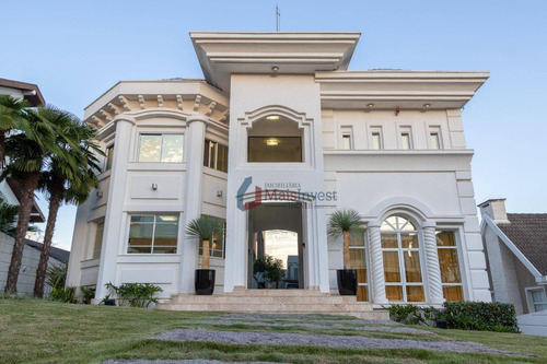 Casa Com 5 Dormitórios, Ampla Área Lazer, À Venda, 710 M² Por R$ 5.800.000 - Alphaville Graciosa - Pinhais/pr - Ca0125