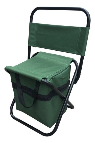 Importway IWCPCB-001 cadeira camping pesca com bolso verde