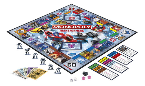 Juego De Mesa Monopoly Transformers Edition Para 26 Jugadore