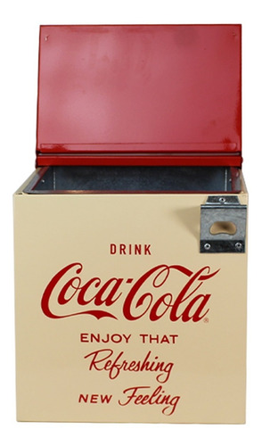 Imagen 5 de 7 de Hielera Metálica Coca-cola Dace Hccoke1201v