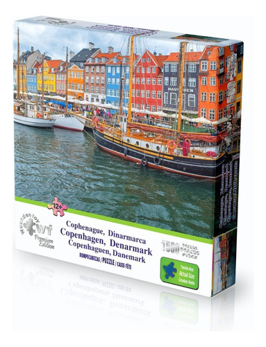 Rompecabezas Premium Edition 1,500 Pzs Copenhage Dinaarca