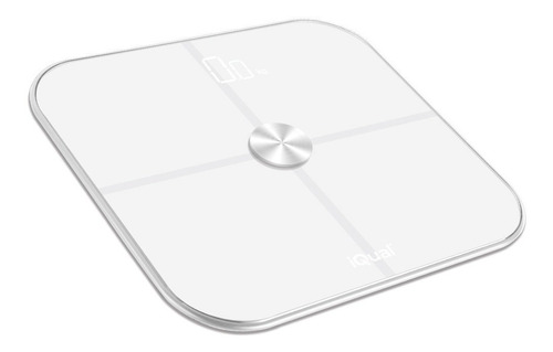 Imagen 1 de 5 de Balanza Digital Baño Bluetooth Iqual S20 Templado 180kg Masa
