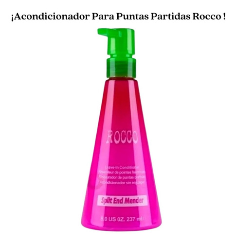 Imagen 2 de 2 de Acondicionador Rocco Sin Enjuague Repara Puntas Muy Secas