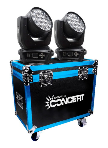 Cabeza Movil Megaluz Fade 285 300w Dmx512 2 Piezas+case