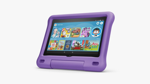 Tablet Amazon Fire Hd Kids 8¨niños 2/32gb Protector Violeta 