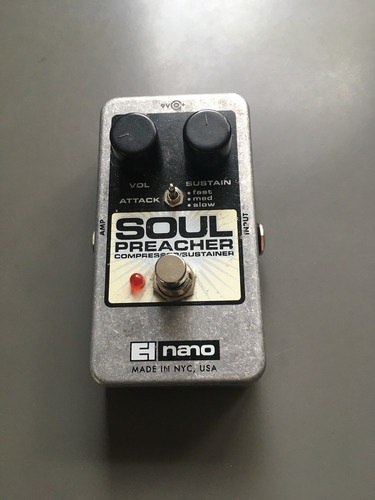 Pedal De Compresión Electro Harmonix Soul Preacher Blanco (Usado)