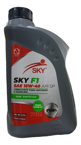 Sky 15w40 Semisintético