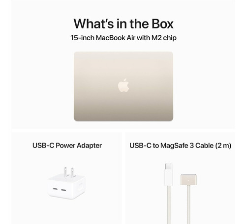Macbook Air 15.3 M2 Chip 8 Gb Ram 256 Gb Ssd Modelo 2023