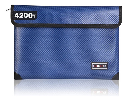 Fireproof Document Bag - With 4200°f Heat Insulated, Wate...