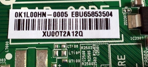 Main Lg Ebu65853504 / Eax69083603 / Modelo 43un7300aud (Usado)