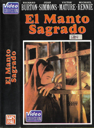 El Manto Sagrado Vhs Richard Burton Victor Mature