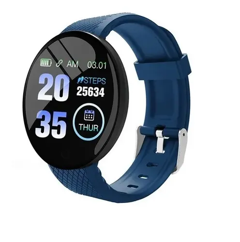 Reloj Inteligente D18 Redondo Con Presión Arterial