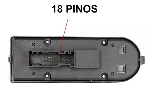 Imagem 2 de 3 de Botão Comando Vidro Elétrico Quadruplo Vectra 2010 2011