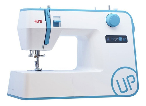 Maquina De Coser Alfa Style 30 Up -jeans Cuero Enhebrado Aut