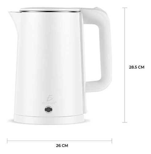 Tetera Jarra Hervidora Electrica Acero Inoxidable 1.5l 1500w Verde