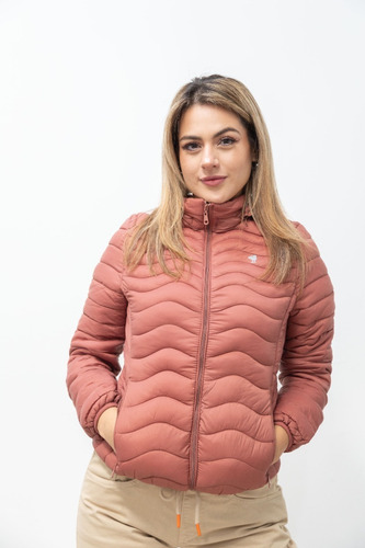 Imagen 1 de 3 de Chaqueta Mujer Corta Acolchada Con Capucha, Hurlintong Fw22