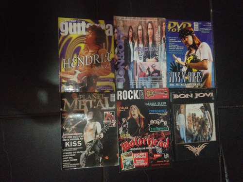 6 Revistas Rock: Cover Guitar/planet Metal/rock News,etc