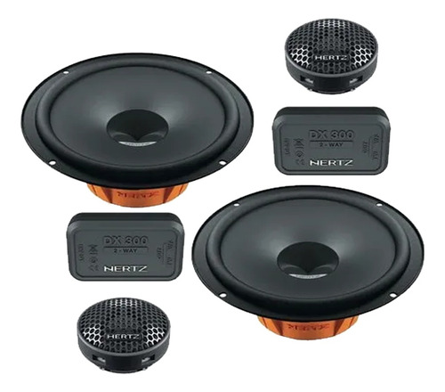Combo Hertz Falante Dsk 165 + Dcx 690 + Sub Spl Ss12 D2
