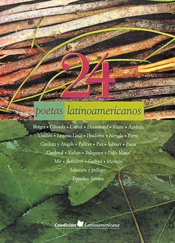 Libro 24 Poetas Latinoamericanos De Borges / Girondo / Cabra
