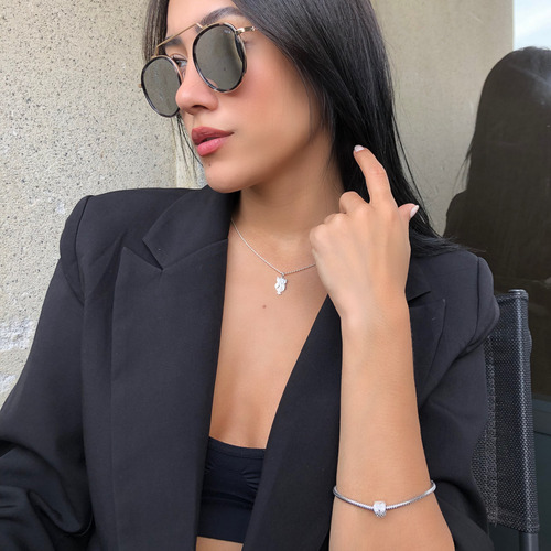 Berloque Em Prata 925 Separador Coruja Joia P/ Pulseira Life