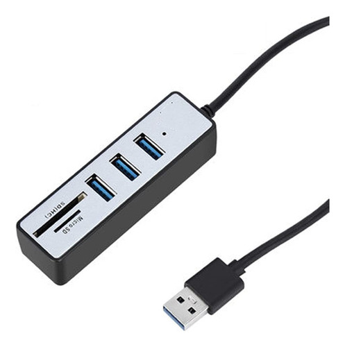 Hub Usb 3.0 Multi Divisor Alta Velocidad Tf Sd Lector Todo :