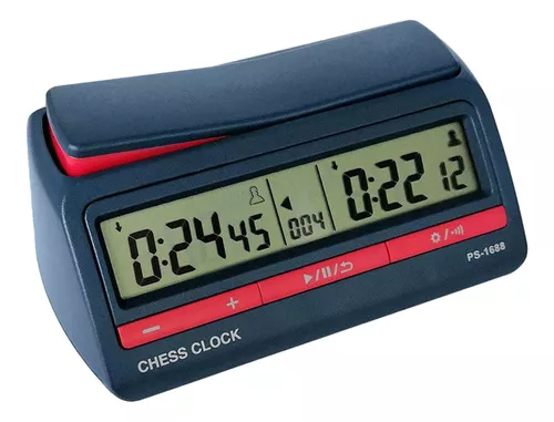 Relógio de Xadrez Digital Chess Clock Azul