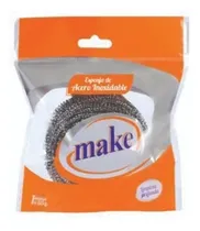 Comprar Esponja Make esponja de acero 30 gs de acero pack x 12