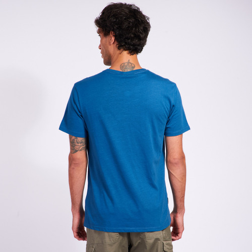 Remera Hombre Kevingston Florida Estampada Azul Claro