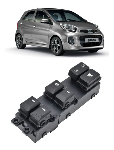 Comando Elevavidrio Kia Picanto Morning 2011-2016 (16pin) 