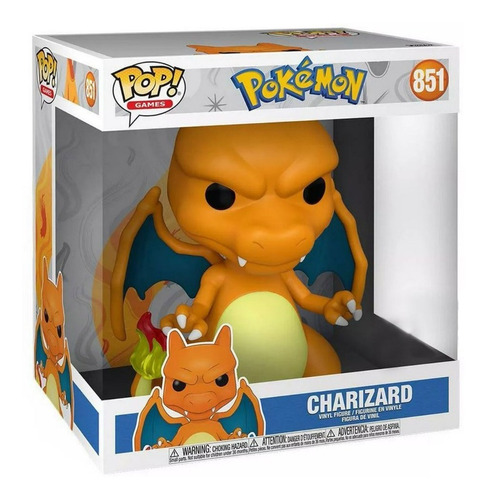 Funko Pop! Pokemon - Charizard #851 De 10 Pulgadas