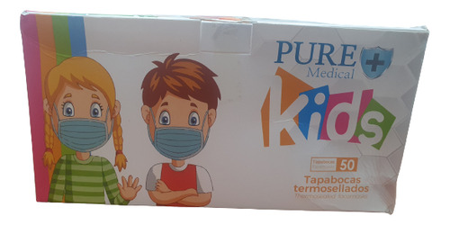 Tapa Boca Mascarilla Pure Medical Kids Caja X 50 Unds